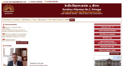 Desktop Screenshot of kvno3srinagar.com